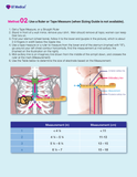 Electrode Strips Prepositioned Sz1 thru 3 for QHeart™ ECG Machine by QT Medical
