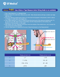 Electrode Strips Prepositioned Sm thru XL for QHeart™ ECG Machine by QT Medical