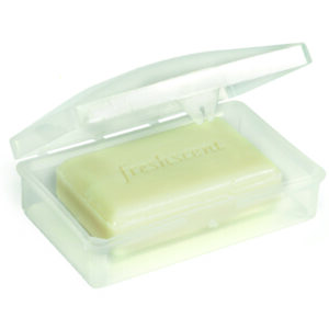 Soap Dish Fits up to 5oz Bar Clear by New World Imports