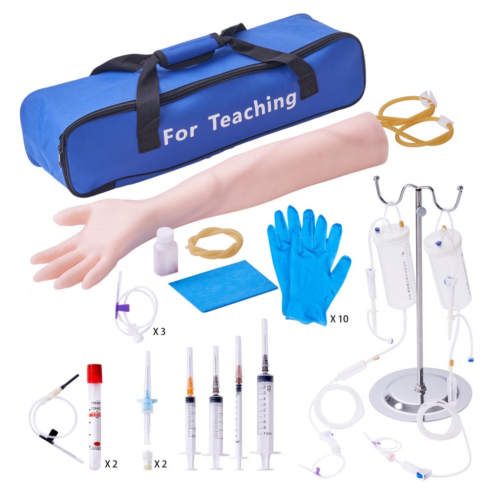 Phlebotomy Practice Kit IV Venipuncture Intravenous Training Kit by Vevor