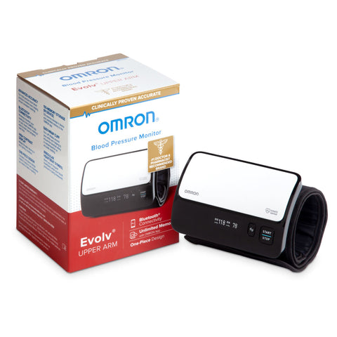Blood Pressure Monitor Upper Arm Evolv® Cloth Fabric Cuff 9-17in by Omron