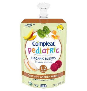 Compleat Organic Blends Pediatric Chicken Flavor Complete Feeding Formulas by Nestles