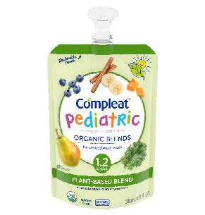 Compleat Organic Pediatric Blends Complete Plant Based Tube Feeding Formulas by Nestles