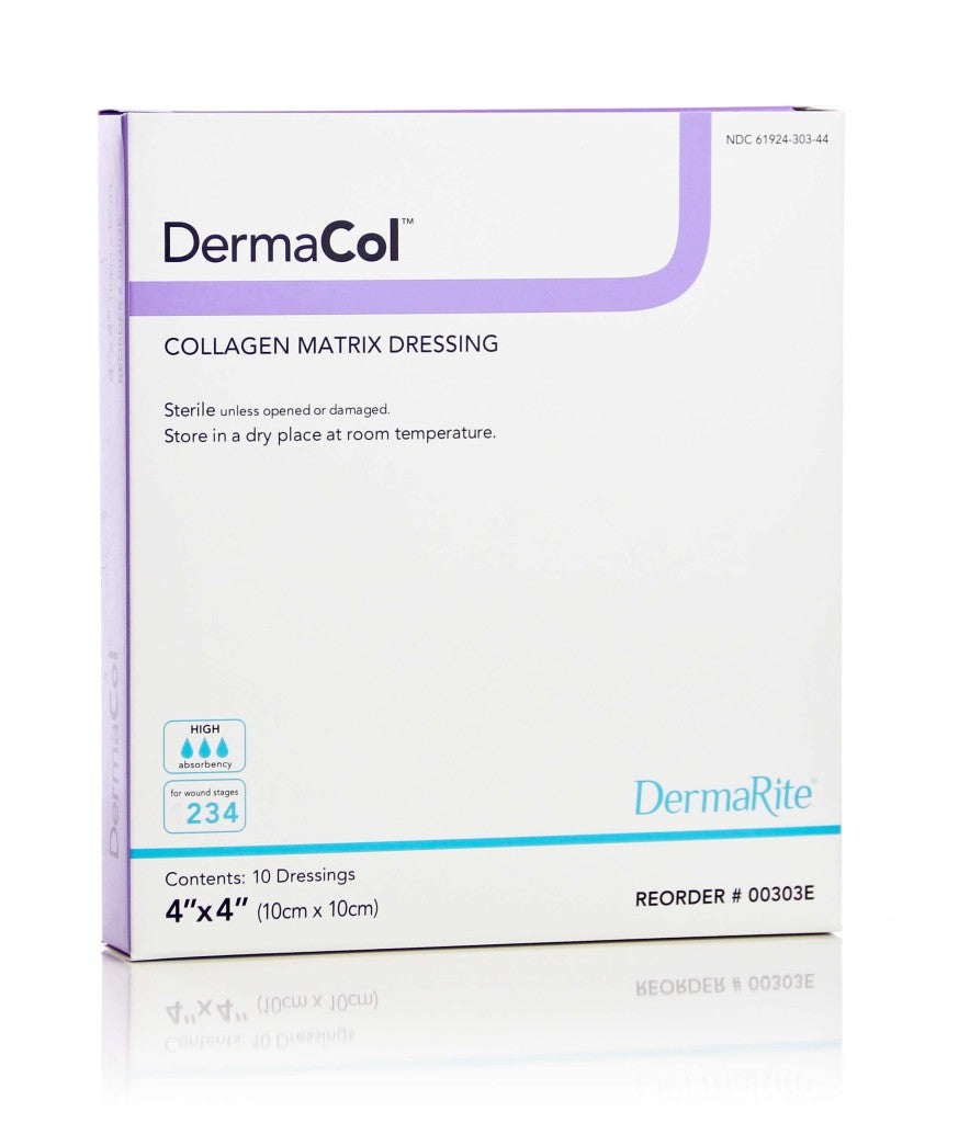 Dressing Collagen Matrix DermaCol™ Sterile 4X4 by Dermarite