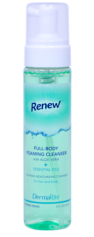Bodywash Full-Body 3 in 1 Foaming Gentle No Rinse Cleanser Renew™ by Dermarite
