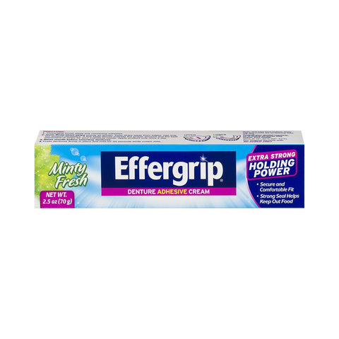 Effergrip Denture Adhesive Cream 2.5oz by Medtech Products