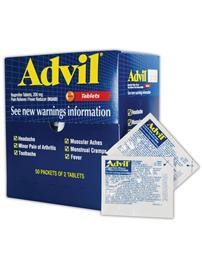 Advil Liquigel Unit Dose Dispenser Box NSAIDS Pain Relievers by National Brands