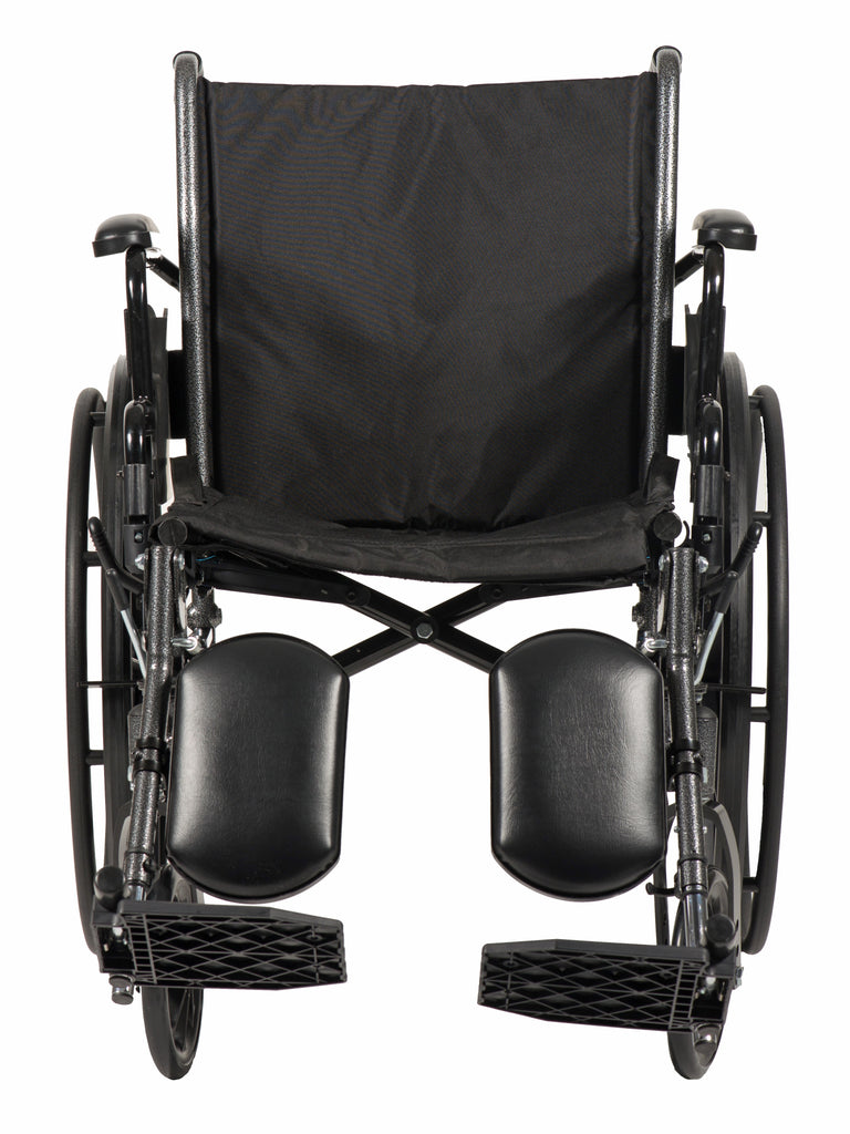 Wheelchair Extra Lightweight 300Lb Capacity Hemi Flip Back Desk Arms w/Elevating Legs by Dynarex