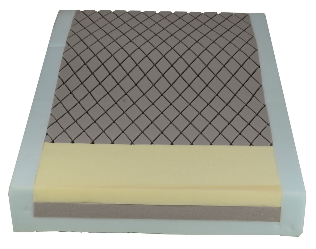 Mattress Foam Multi Zone Deluxe 76-80-84" No Perimeter 350lb Capacity by Dynarex