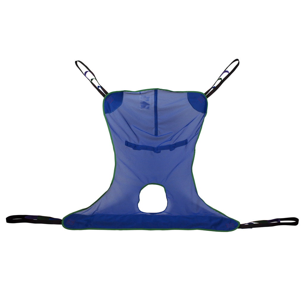 Sling Full Body Mesh Sling w/Commode Opening For Electric Lifts by Dynarex