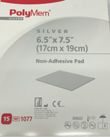 polymem silver foam dressing Silver Foam Dressing PolyMem Silver Non-adhesive