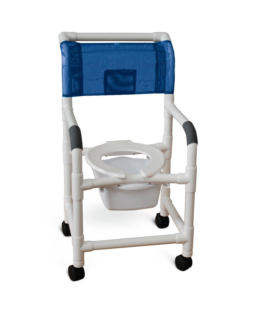 Chair Shower Commode Rolling 300Lb by MJM