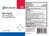 First Aid Spray For Minor Burns Cooling Soothing w/Lidocaine by Acme