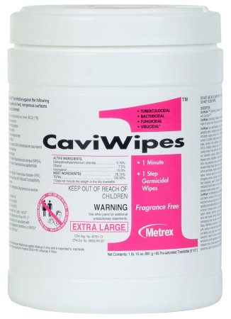 Wipe CaviWipes1™ Surface Disinfectant Pop Up Canister Low Alcohol Compare Super Sani Cloth