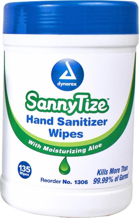 Hand Wipe Sanitizer ™ Instant Textured by Dynarex