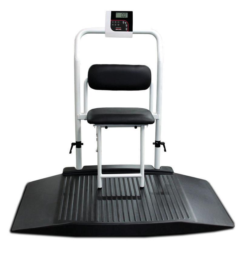 Scale Wheelchair Digital w/Ramp 2 Sides W/Fold Away Chair 1000LB by Rice Lake