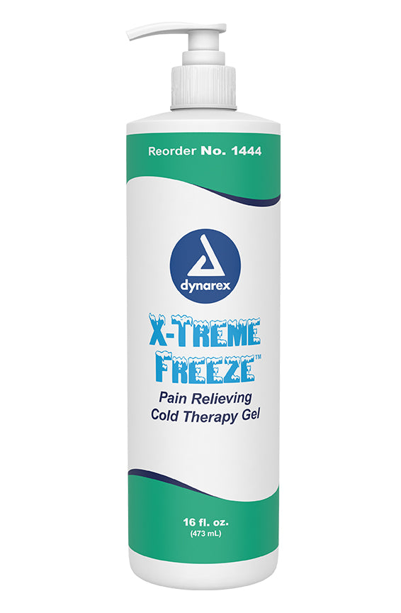 Pain Relief Gel X-Treme Freeze 16OZ Pump Cold Therapy by Dynarex Compare Biofreeze*
