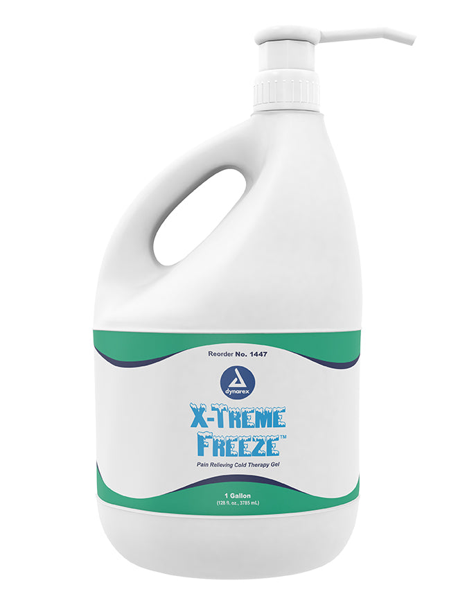 Pain Relief Gel X-Treme Freeze Gallon Cold Therapy by Dynarex Compare Biofreeze*