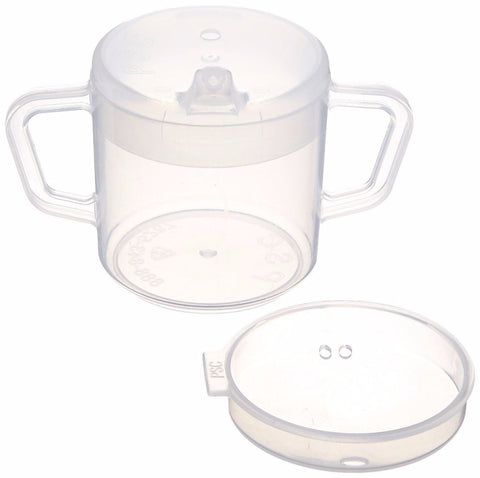 Cup 2 Handle & Lids BPA Free by Sammons