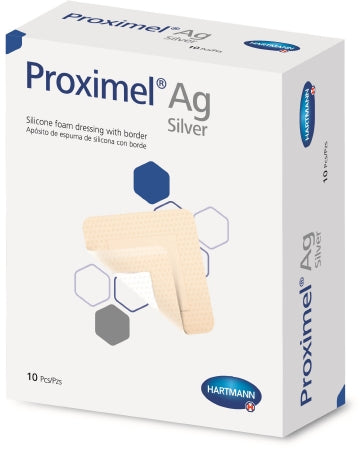 Silicone Dressing Foam Adhesive AG Sterile Proximel® by Hartmann Compare Optifoam AG Gentle™