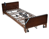 Bed Low Full Electric with Mattress and Side Rails DELTA™ ULTRA-LIGHT 1000 by Drive