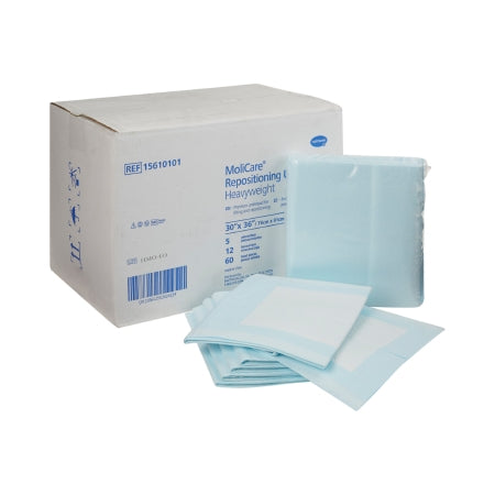Underpad Positioning  MoliCare® 30 X 36 Polymer Moderate Absorbency by Hartman