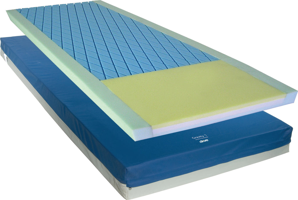 Mattress Pressure Redistribution Gravity 8 6" without Perimeter by Drive