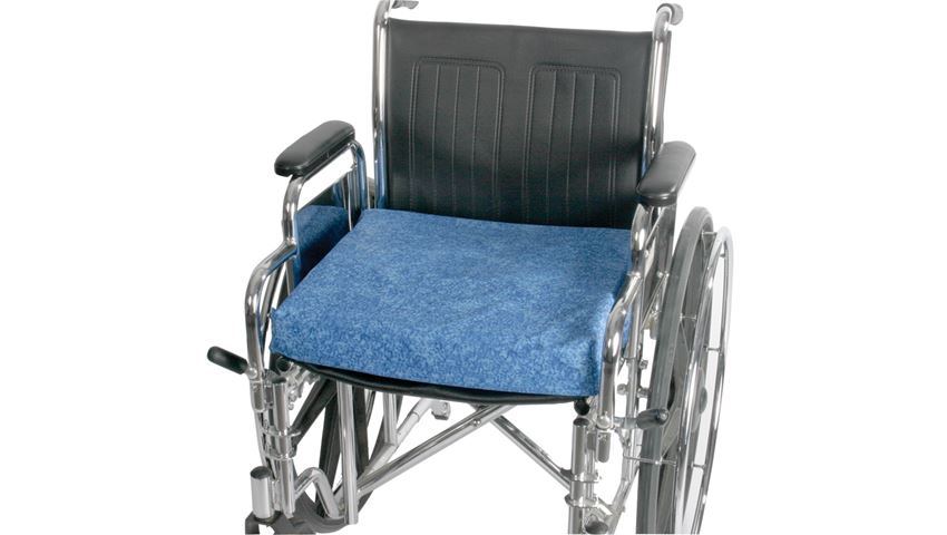 Cushion Wheelchair T-Gel Checkerboard Blue by Alimed