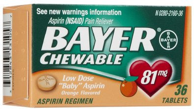 Aspirin Unit Dose Dispenser Box Bayer Pain Relievers by National Brands