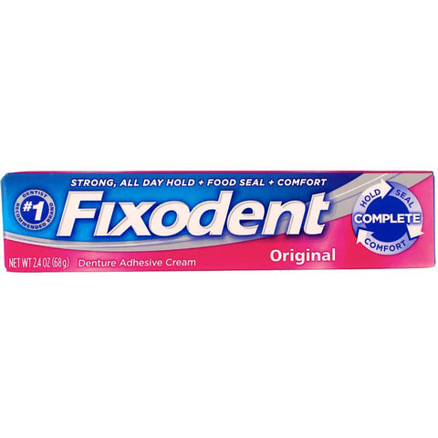 Denture Adhesive Fixodent Original 2.4oz Cream by Proctor and Gamble