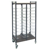 Horizontal Open Chart Rack (10-60 Binder Capacity) by Omnimed