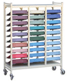 Horizontal Open Chart Rack (10-60 Binder Capacity) by Omnimed