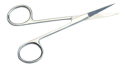 Scissor Iris Straight 4.5” Stainless Steel by Grahmn Field