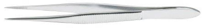 Forceps Splinter 4.5” Stainless Steel Non Sterile Non Locking Thumb Handle by Grahmn Field