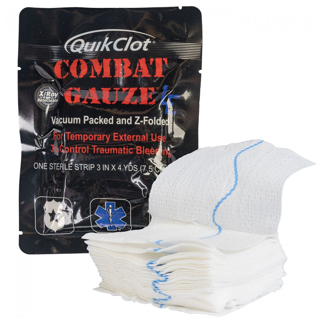 Dressing QuikClot® Combat Gauze Sterile 3x4yd by NAR