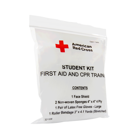 CPR First Aid Combination Training Kit w/No Splint for Adult & Child by Red Cross