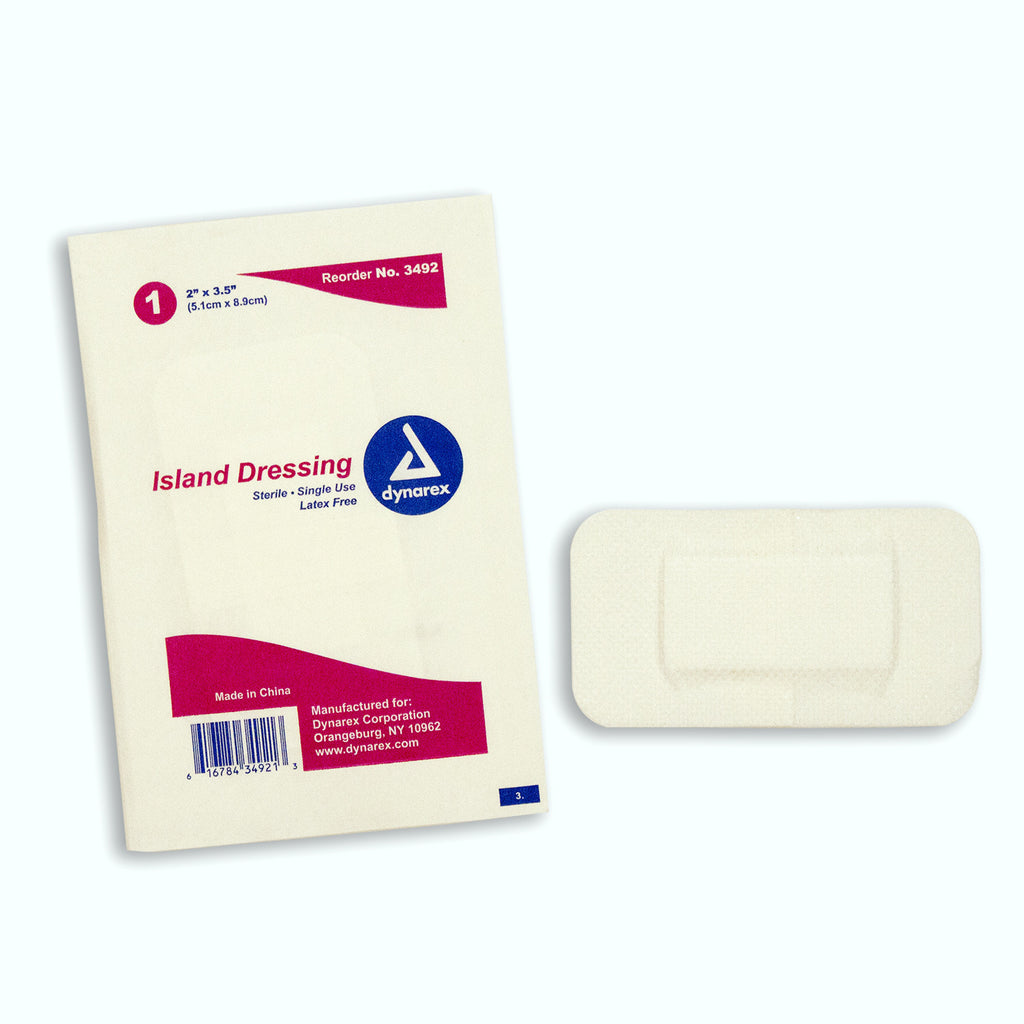 Dressing Island Adhesive Border Sterile by Dynarex