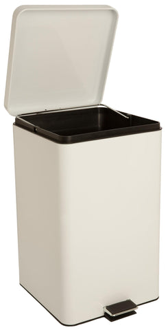 Waste Cans Steel Square Container 8 Gallon 11.5″Dx12.25″Wx18.25″H by Brewer
