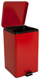 Waste Cans Steel Square Container 8 Gallon 11.5″Dx12.25″Wx18.25″H by Brewer