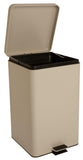 Waste Cans Steel Square Container 8 Gallon 11.5″Dx12.25″Wx18.25″H by Brewer