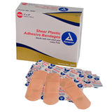 Bandage Adhesive Strips Sheer Sterile Plastic by Dynarex