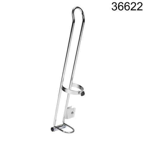 Wheelchair Oxygen Cylinder Holder Brushed Chrome D or E by Dynarex