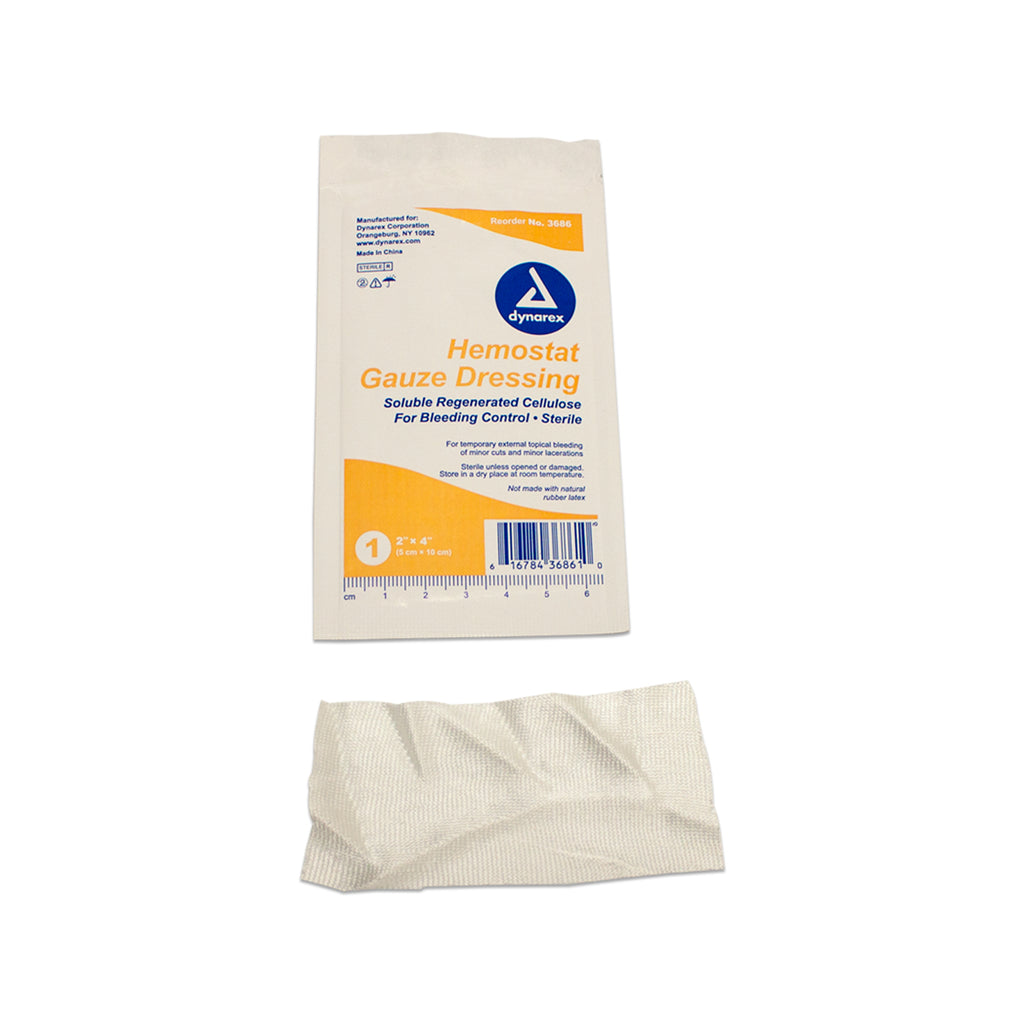 hemostatic dressing Dressing Hemostatic Gauze Sterile by Dynarex – JML WHOLESALE