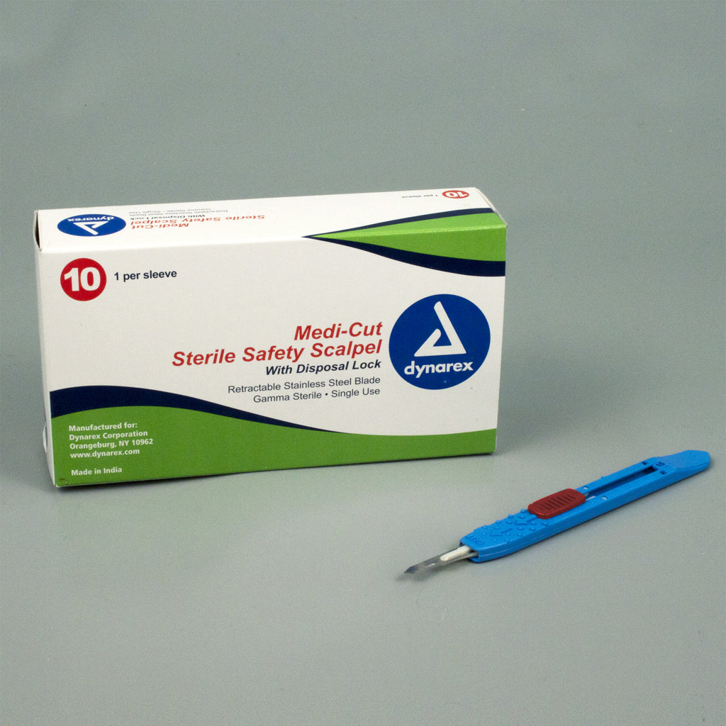 Scalpel Safety Sterile Medicut by Dynarex