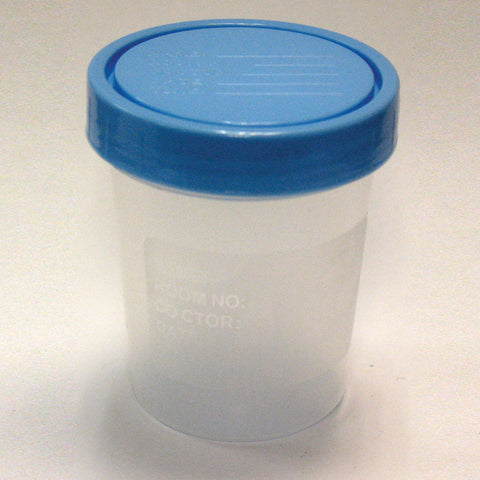 Urine Specimen Cup Collection 4oz Non Sterile Containers by Amsino