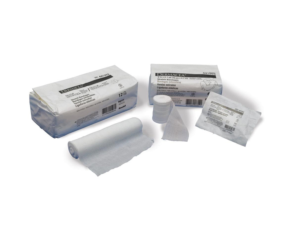 Bandage Stretch DERMACEA Sterile 4yd Rolls by Cardinal Health