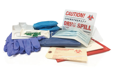 Chemotherapy Spill Kit Chemical and Liquid Metal Spill Kit by Saftec