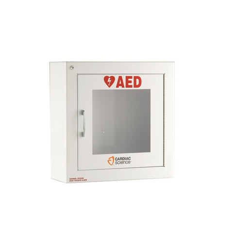 AED Wall Cabinet Surface Mount with Alarm, Security by Zoll