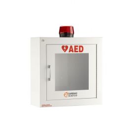 AED Wall Cabinet Surface Mount with Alarm and Strobe Security by Zoll