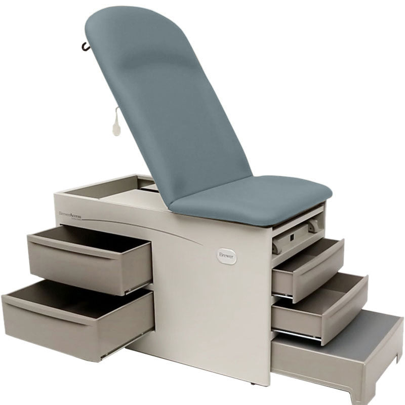 Table Exam Access High-Low 500lb 5 Year Warranty w/Pelvic Tilt Made in USA by Brewer